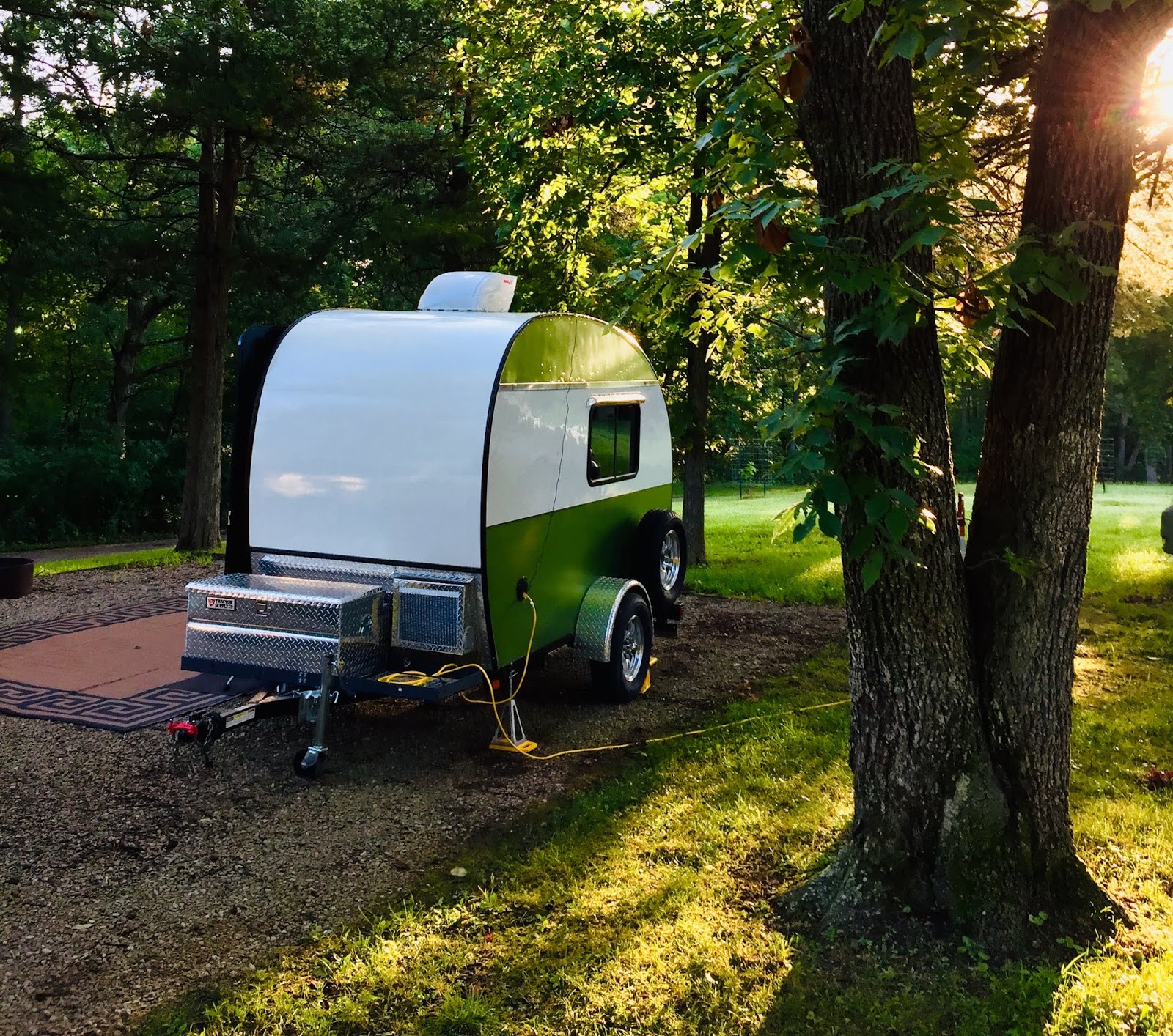Green Goddess Glamping Old Is Gold Camping at Iowa's 2nd Oldest State