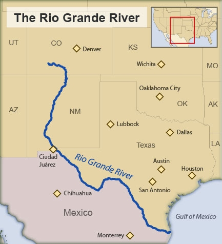 Regis University Science Travel Journal March 2019 River%2BGrande%2BRiver%2BMap