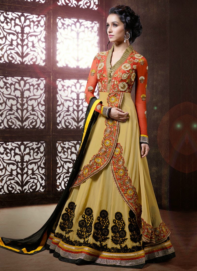 All 4u HD Wallpaper Free Download : Shraddha Kapoor Anarkali Suit ...