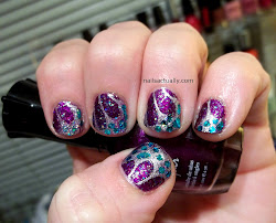 butterfly nails wing stamped actually