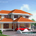 Four bedroom house elevation in 2500 sq. feet