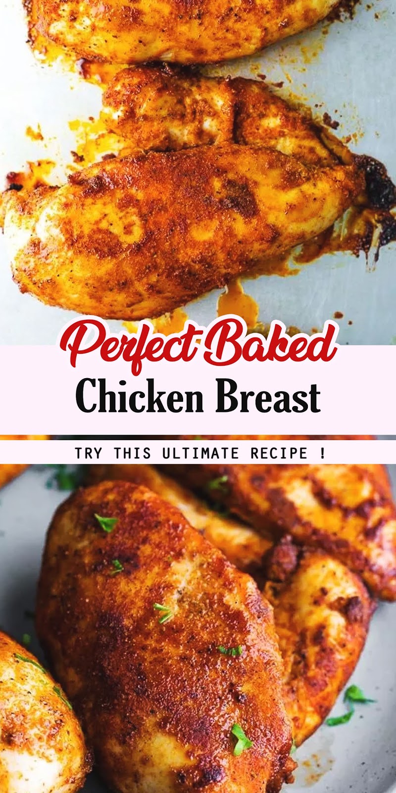Perfect Baked Chicken Breast - 3 SECONDS
