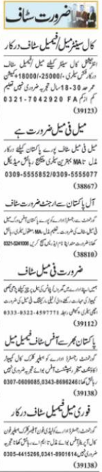 Daily Nawaiwaqt Newspaper Classified Jobs 2021 in Lahore