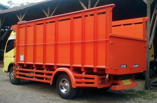 gambar bak truk-orange orange