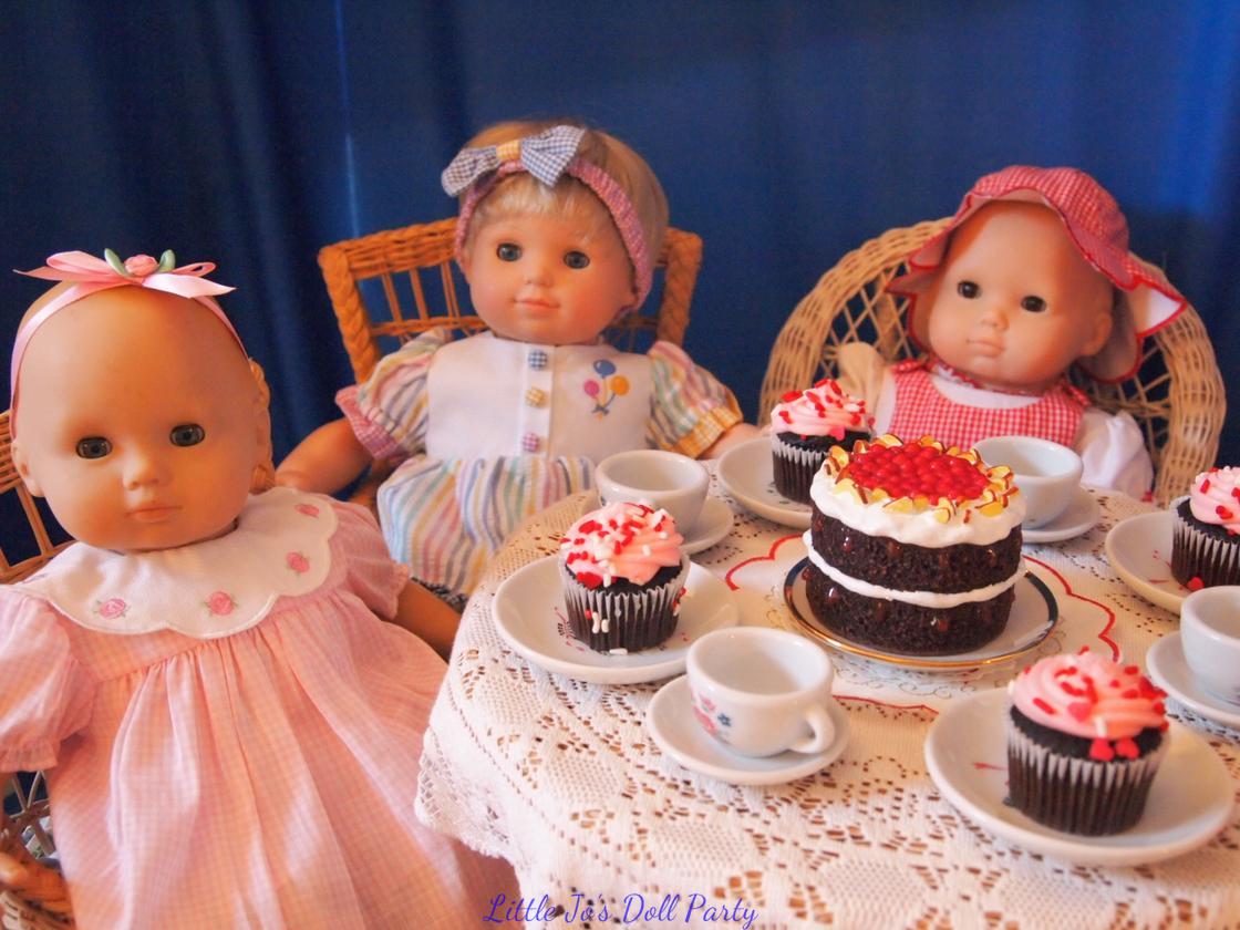 Little Jo's Doll Party Bitty Babies play date tea party at Little Jo's