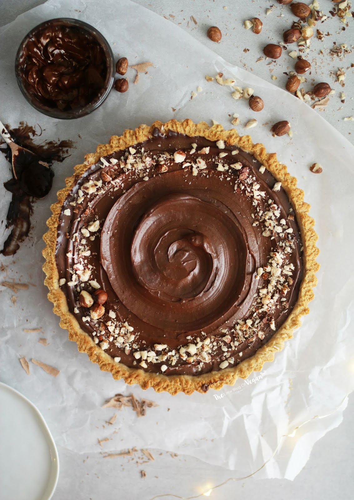 Vegan Chocolate Hazelnut Tart The Little Blog Of Vegan