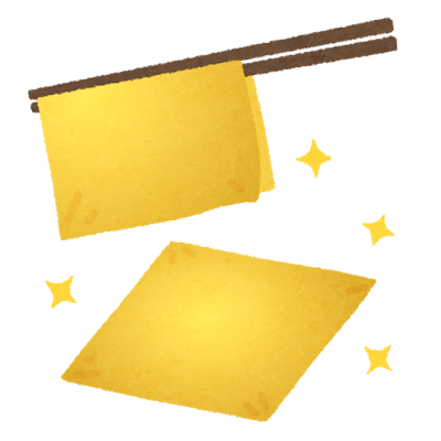 金箔のイラスト