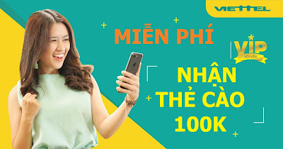 Nhận Thẻ cào, Card Viettel Miễn phí