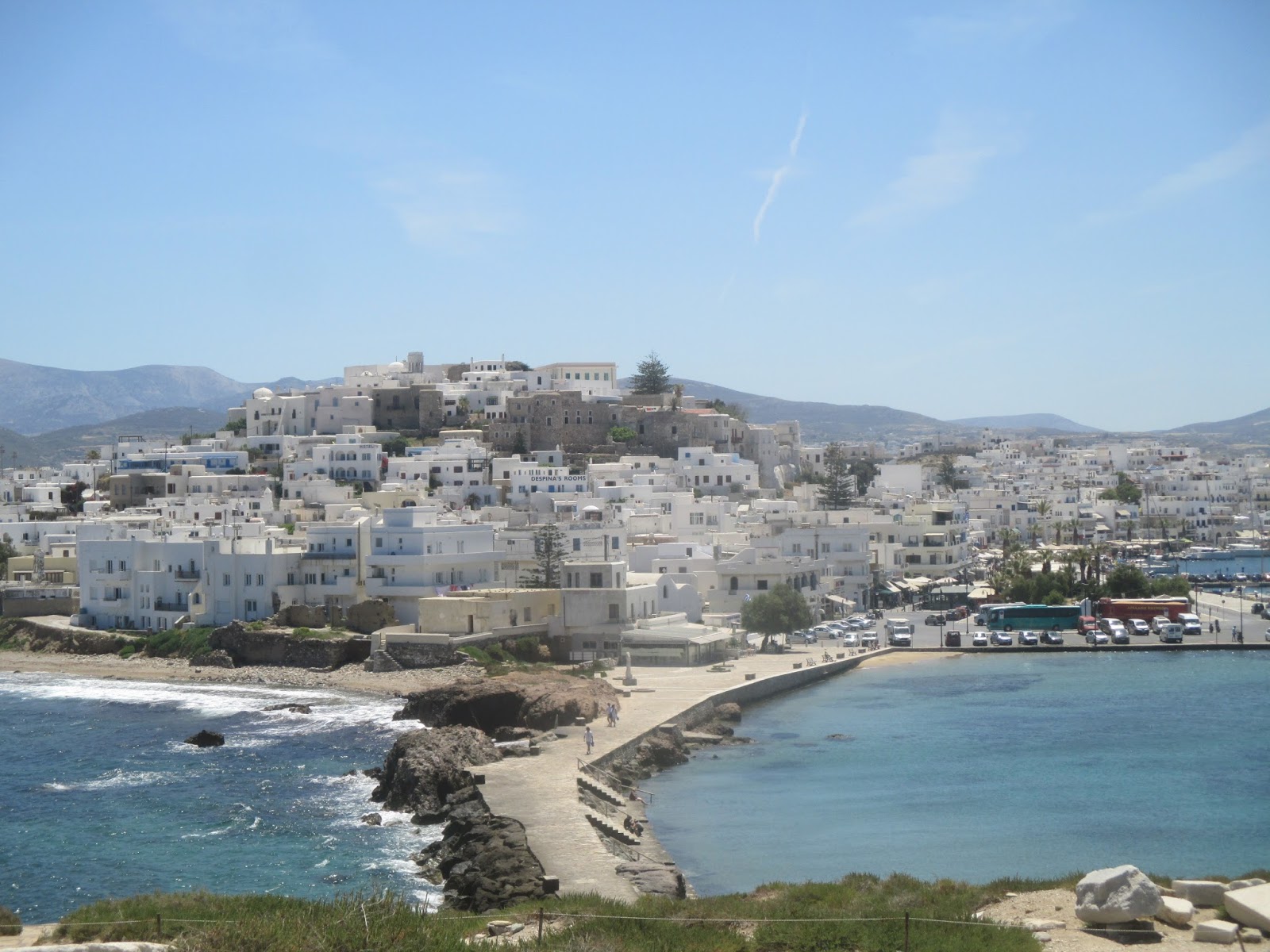 欧州発 元バックパッカーのおとな旅 ギリシャの島 ナクソス島 白い迷宮の街コラの旧市街