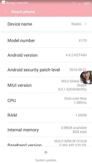 MIUI 8.0 Stable 8.0.1.0 for Cherry Mobile Me Vibe Screenshots