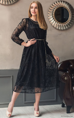 Vestidos con Encaje Negro Vestidos con Encaje Negro