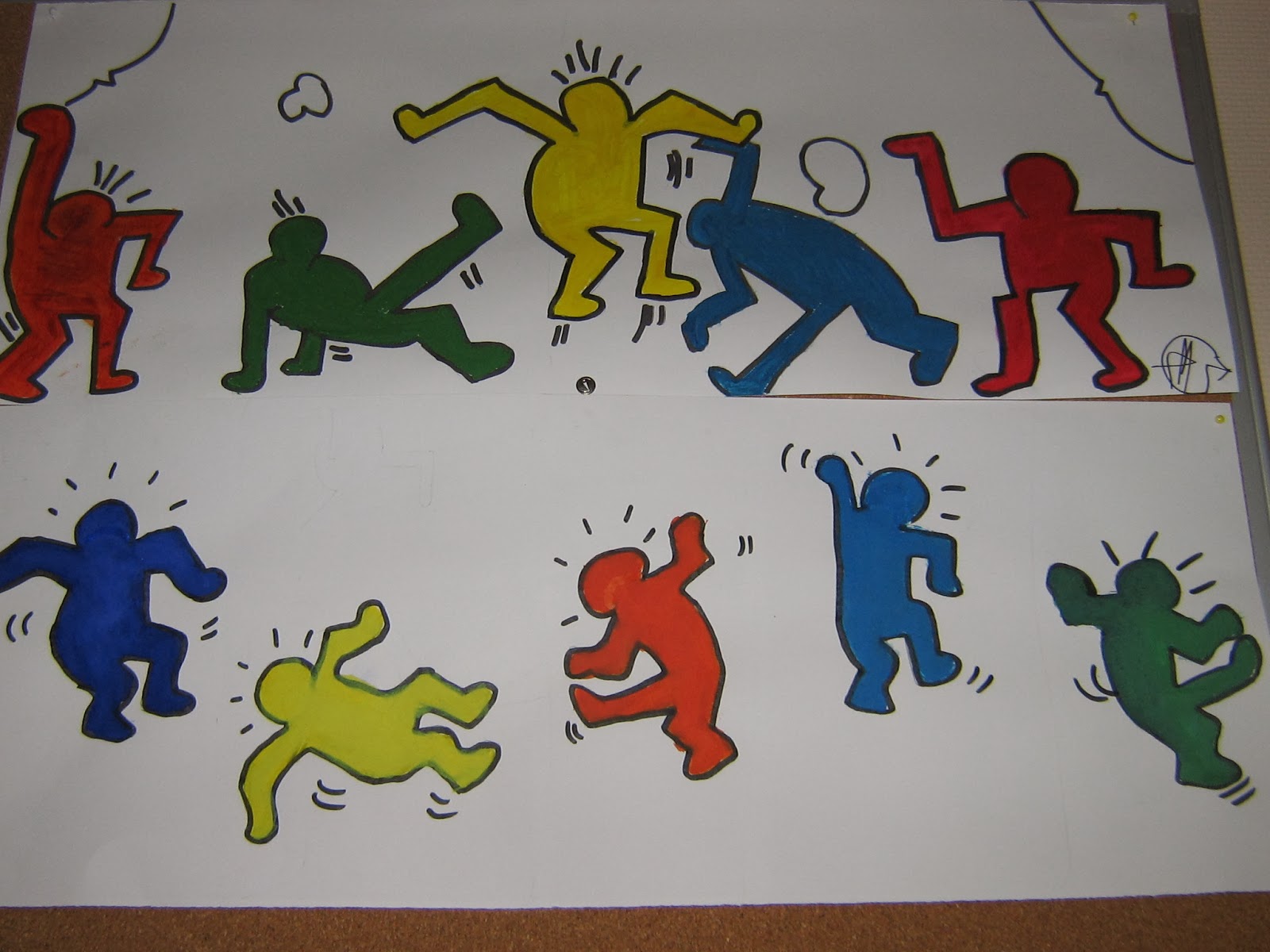 La Clis à Blanchard: A la manière de Keith Haring