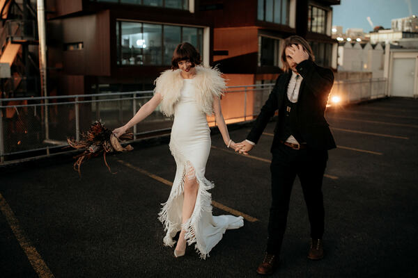 Brya + Rupert: una boda en Auckland