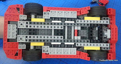 LEGO Ferrari F40 set 10248 underside underneath
