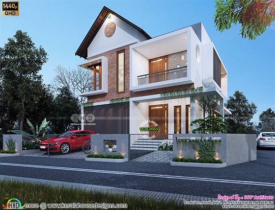 $50 cost estimated modern house in Quad HD 3d rendering