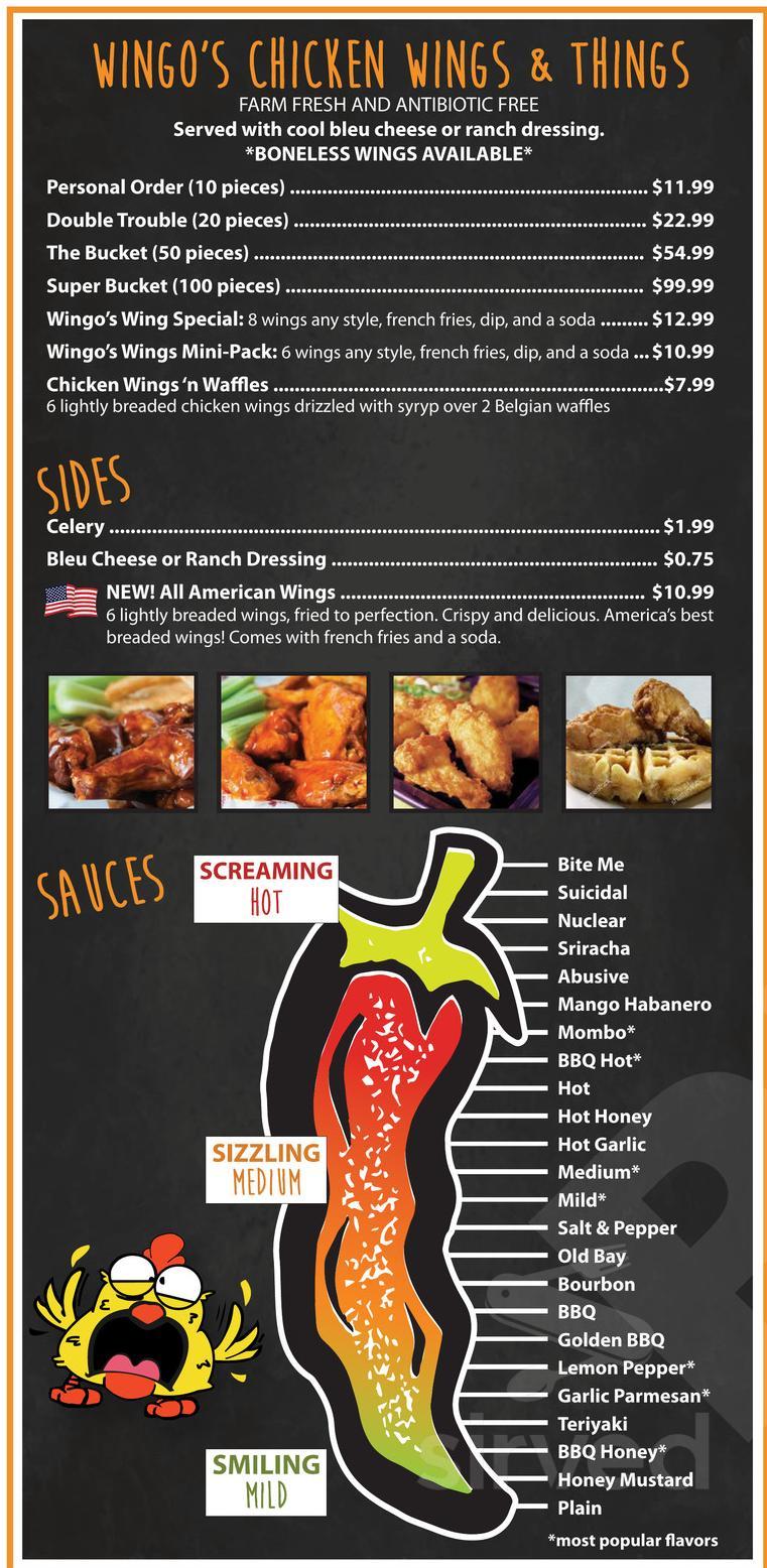 Wingos Menu Collage Template