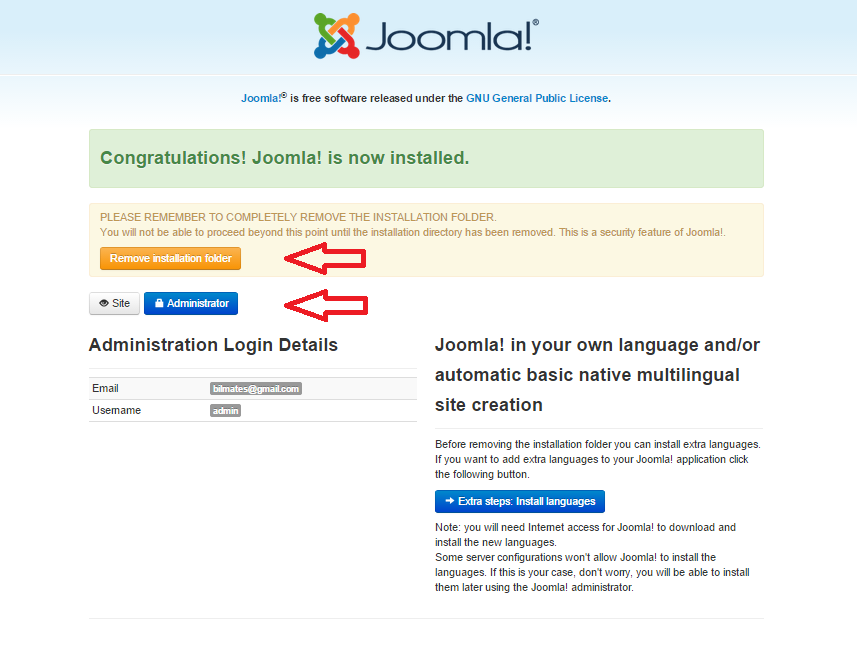 Tutorial Instal Joomla