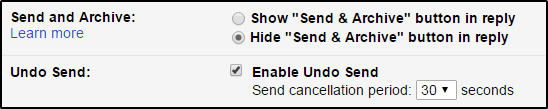 Enable Undo option