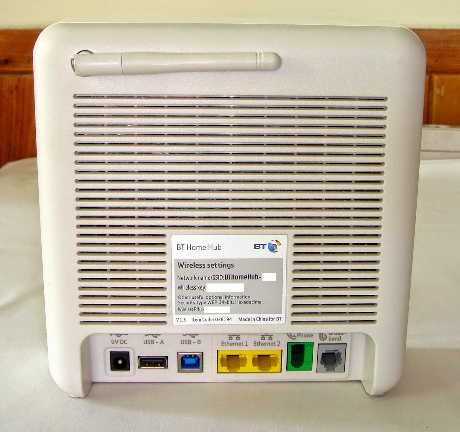 BT Home Hub v1 and v1.5 1/2 Info, Unlock & Configuration