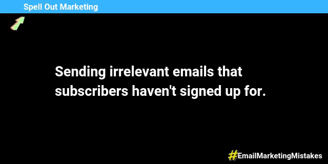 common email marketing mistakes to avoid
