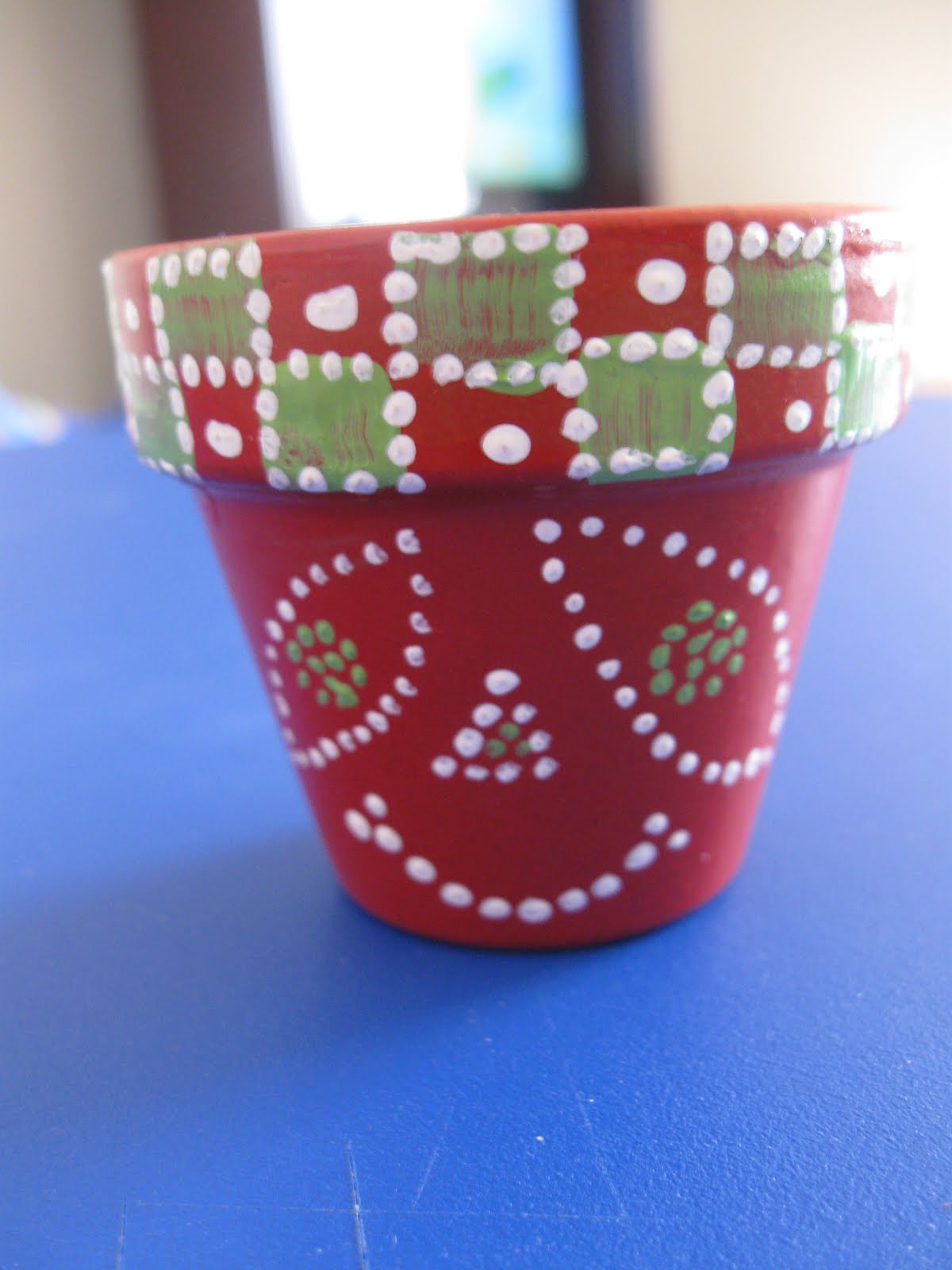 DesiKalakar Hand painted mini clay pots