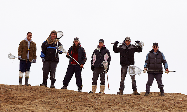 Inuit lacrosse team