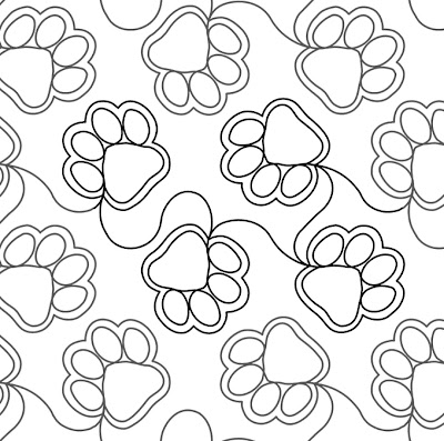 Paw Prints designed by Judy Vallely Paw Prints designed by Judy Vallely
