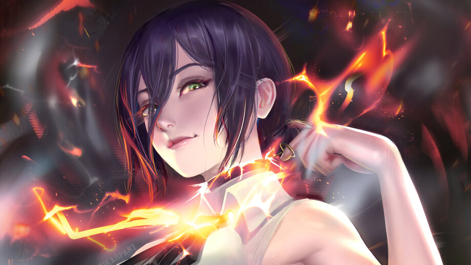 Reze Chainsaw Man Anime 4K #5091b Wallpaper PC Desktop