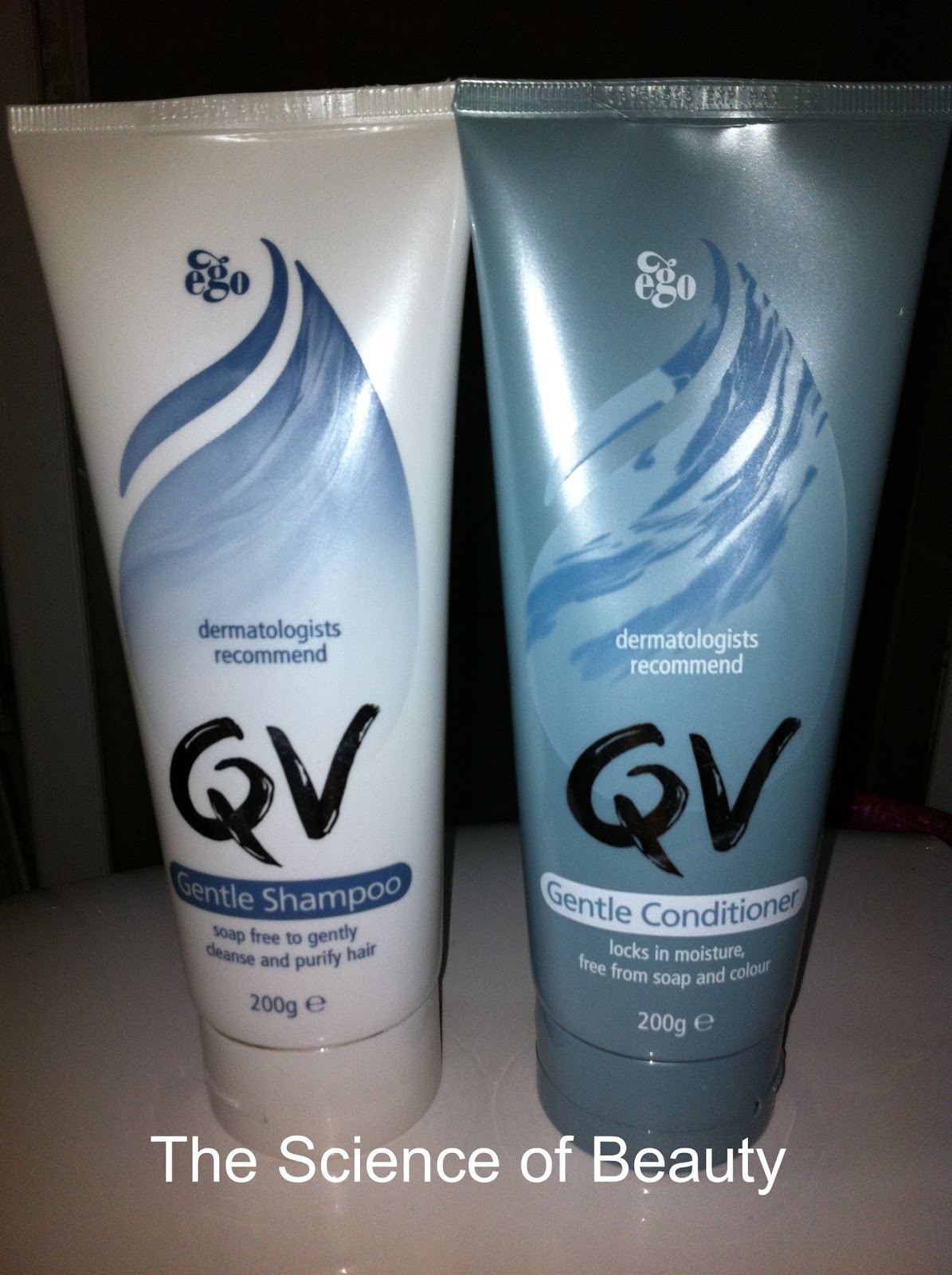 The Science of Beauty No more itchy head QV Gentle Shampoo and