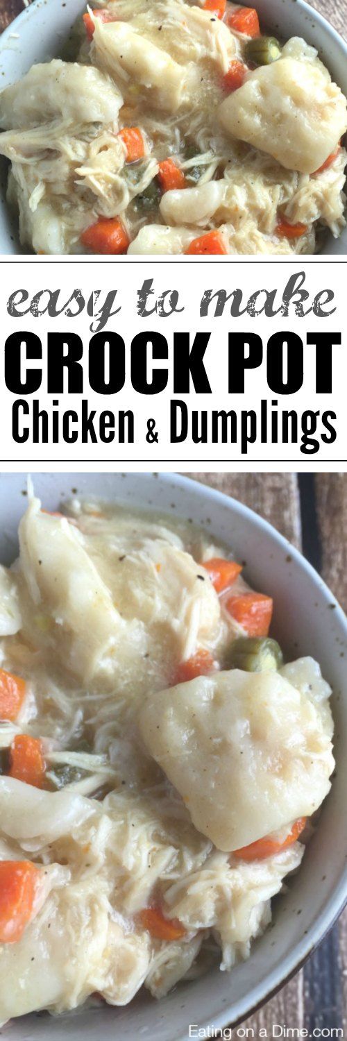 Crock pot Chicken and Dumplings vegan recipe box