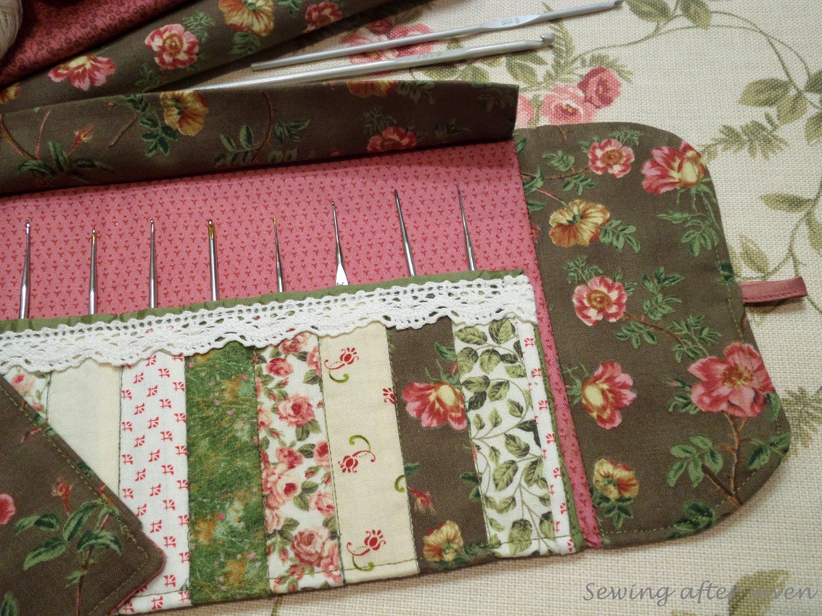 Sewing After Seven: Crochet hook case and Giveaway winner