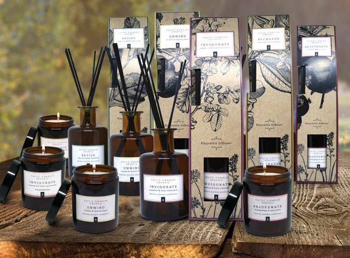 Pillar candles Natural wax candles Scented candles in Ireland Using Scented diffusers