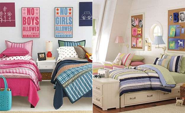 Decoração para quem divide o quarto