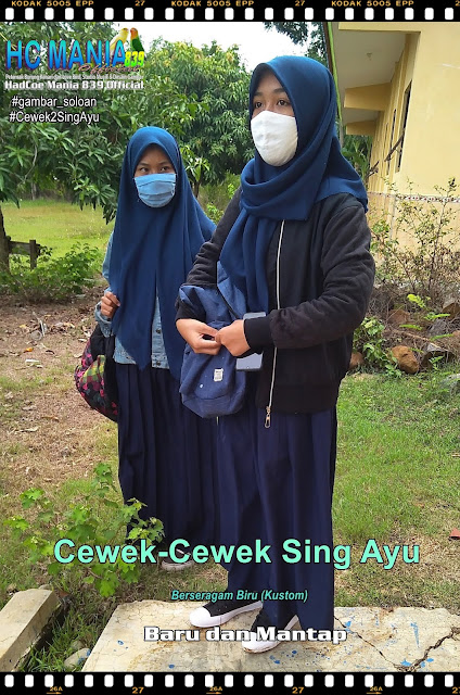 Gambar Soloan Terbaik di Indonesia - Gambar Siswa-siswi SMA Negeri 1 Ngrambe Cover Biru - 14 DG
