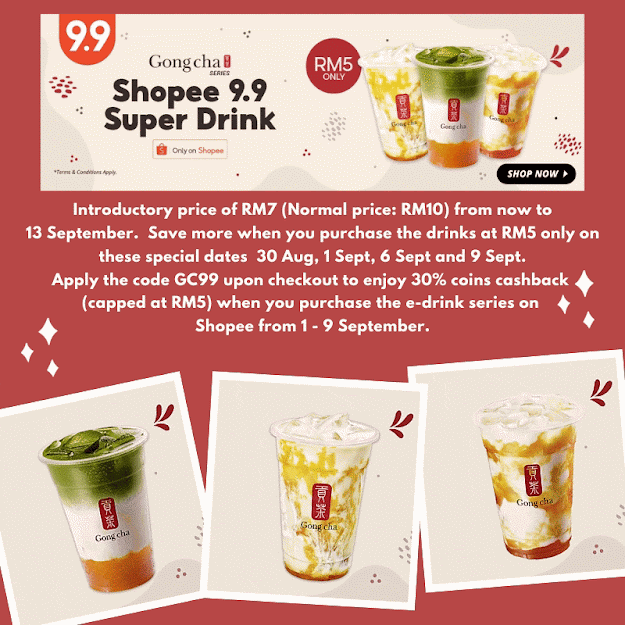 Gong Cha Introduces Its First Ever E Drink Series With Shopee Ora Yusuf Xandria