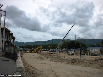 Central Festival construction site in Chaweng