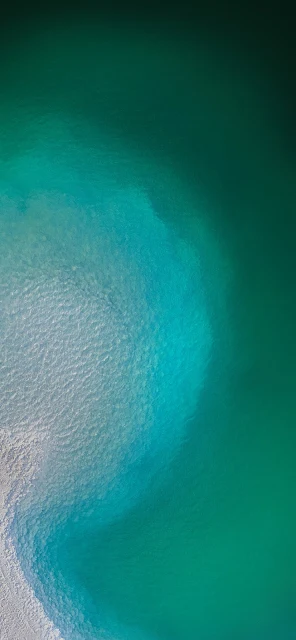 MIUI 11 Green Sea Wallpaper Full HD+