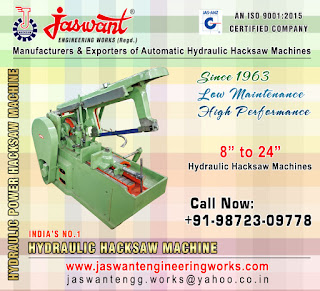 Fully Automatic Hacksaw Machine manufacturers in India Punjab http://www.jaswantengineeringworks.com +91-9872309778 