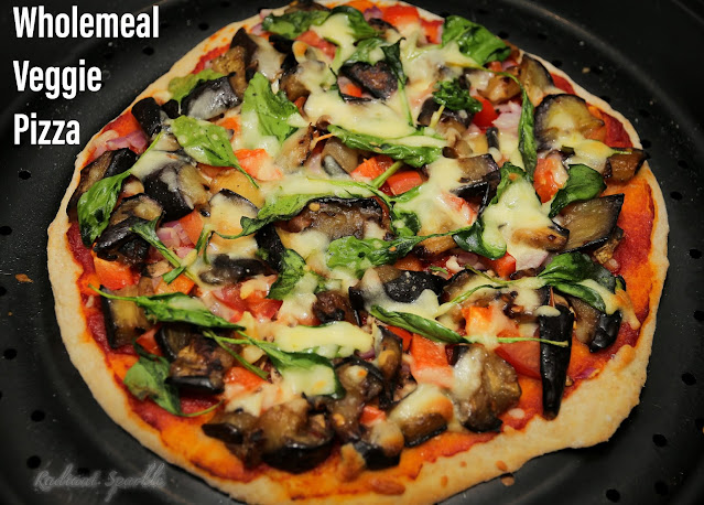 wholemeal veggie pizza