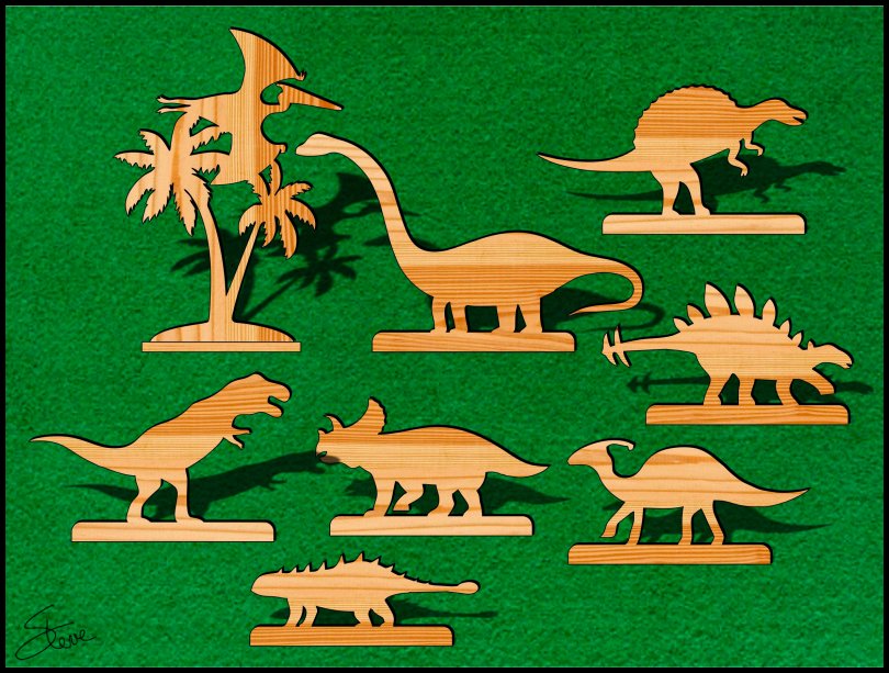 Scrollsaw Workshop: Allosaurus Dinosaur and Candle Shelf Scroll Saw  Patterns.