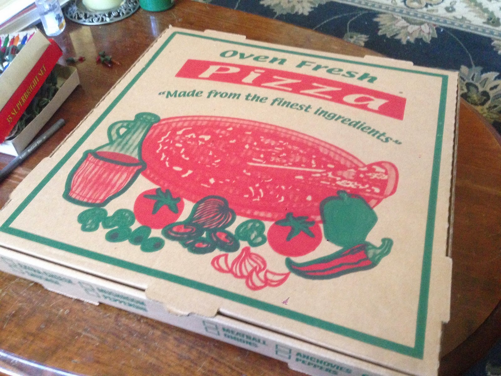 step off Pizza Box Art