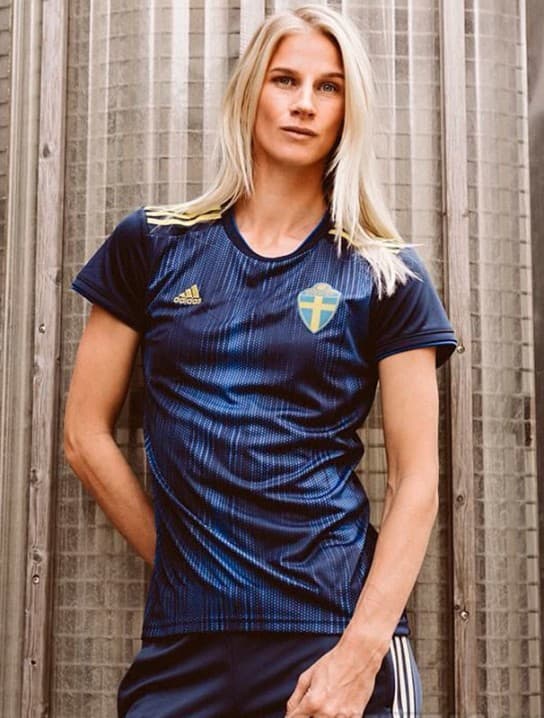 スウェーデン女子代表 2019 ワールドカップユニフォーム-アウェイ