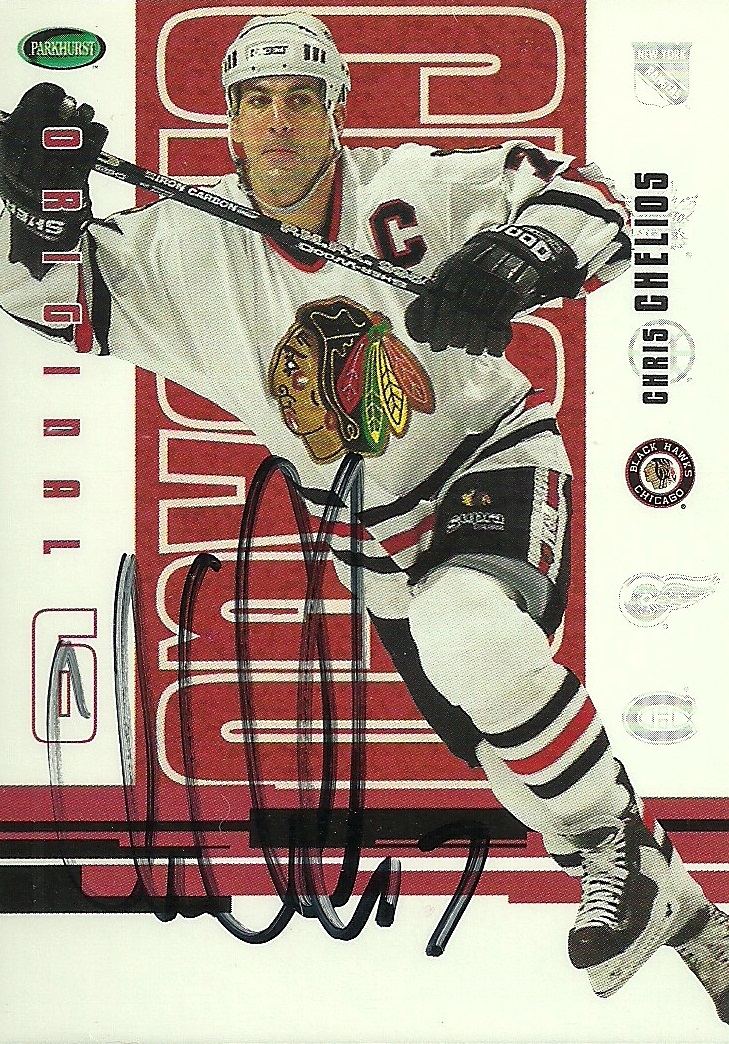 Hell's Valuable Collectibles Chris Chelios Autographed Card