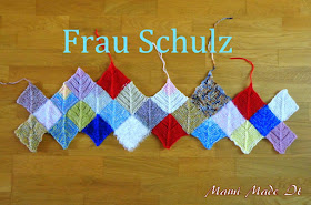 Wie strickt man eine Frau Schulz Decke - Anleitung mit Fotos. How to knit a Frau Schulz blanket - Tutorial with pictures.