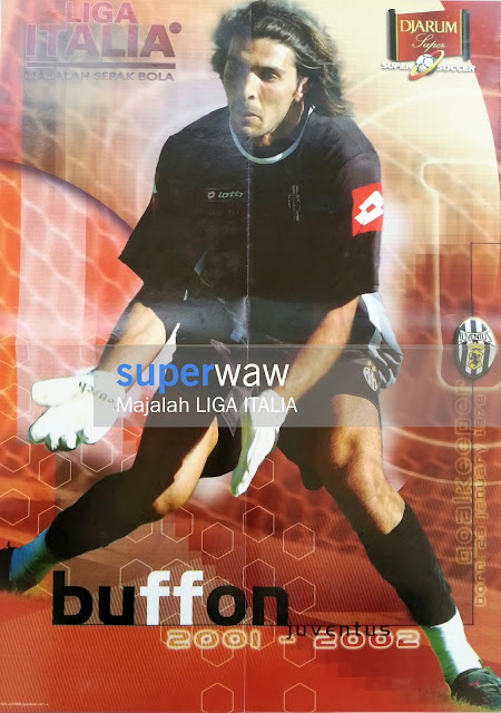 Poster Gianluigi Buffon Juventus 2001