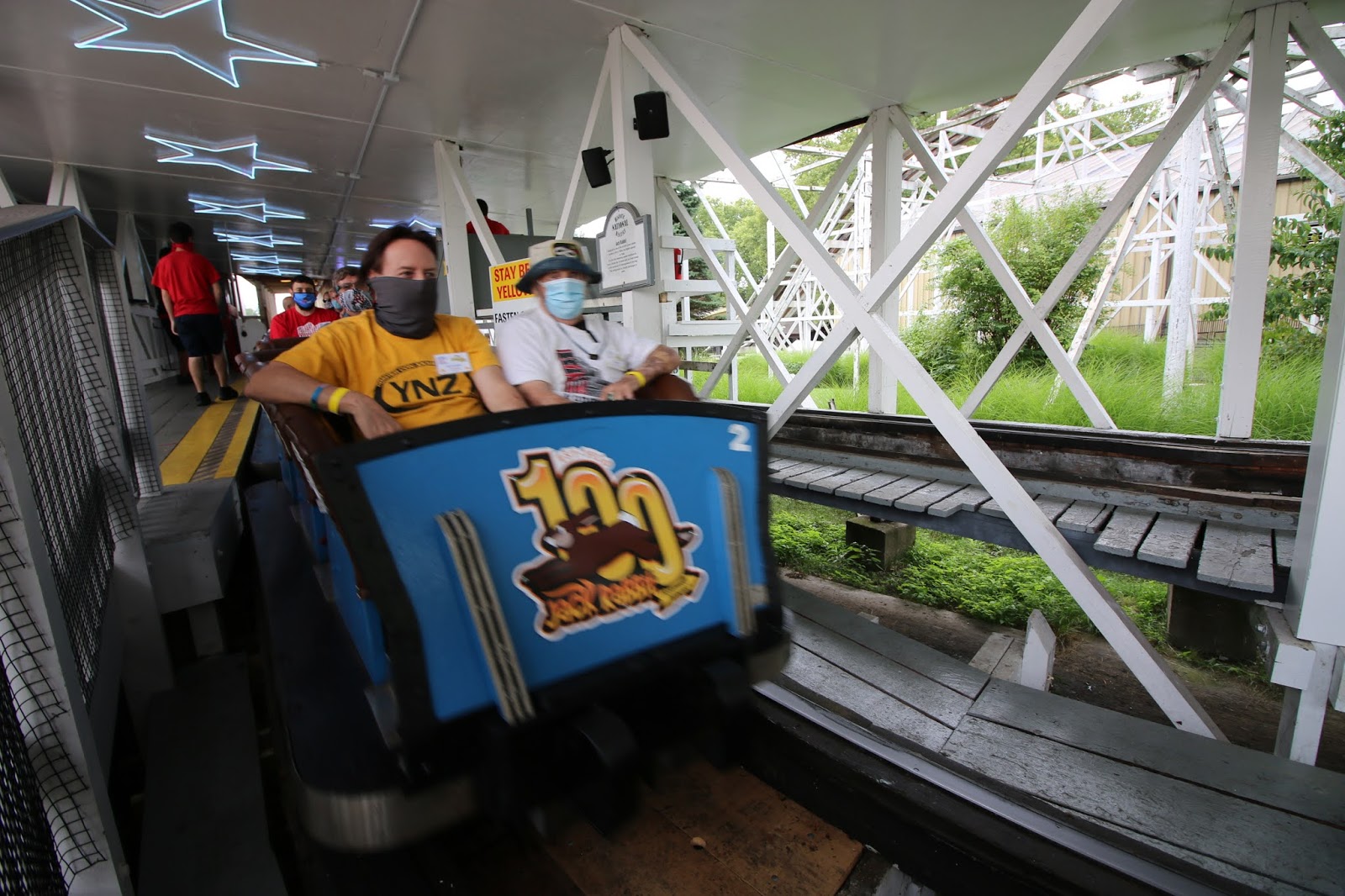 Jack Rabbit Roller Coaster Ride in Pittsburgh