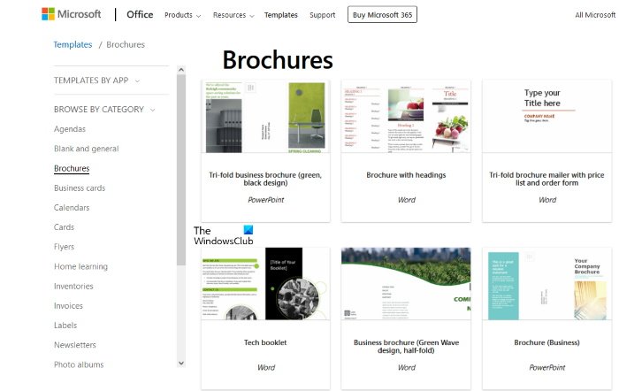 Microsoft Office Brochure Maker