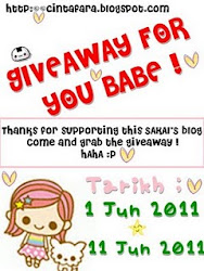 "Sakai 1st GIVEAWAY"