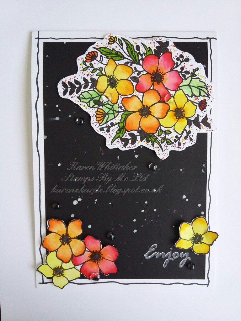 karenzkardz Mixed Flowers stamp set by Stamps By Me