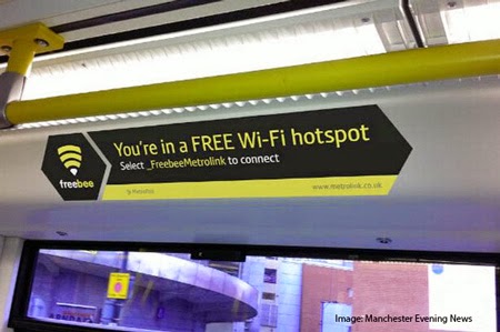 Manchester Metrolink Trams Free Wi-Fi